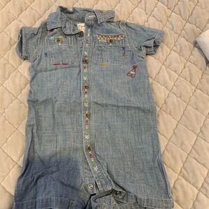 Ralph Lauren denim romper 6m